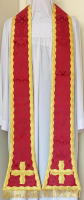 Red Roman Preaching Stole